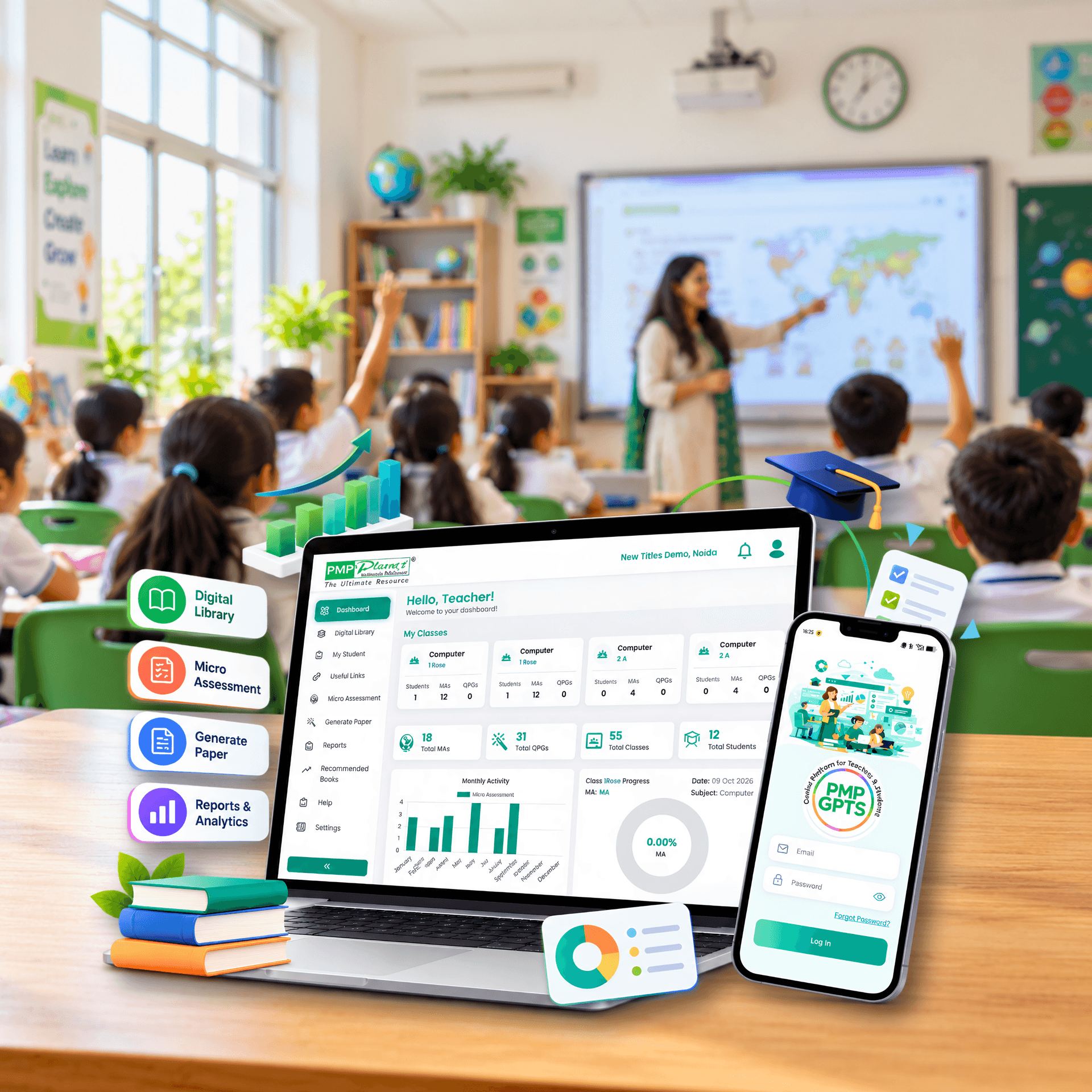 PMP GPTS Dashboard Preview